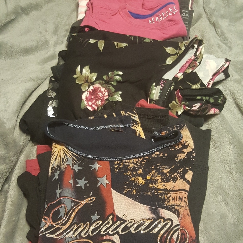 Womens tops different sizes and brands